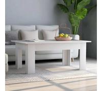 vidaXL Coffee Table White 100x60x42 cm Engineered Wood