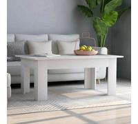 vidaXL Coffee Table White 100x60x42 cm Engineered Wood UK NEW