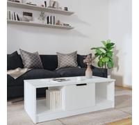vidaXL Coffee Table White 102x50x36 cm Engineered Wood