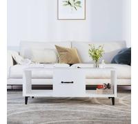 vidaXL Coffee Table White 102x50x40 cm Engineered Wood