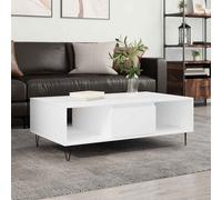 Vidaxl Coffee Table White 104X60X35 Cm Engineered Wood, White