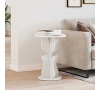 vidaXL Coffee Table White 39.5 x 39.5 x 53.5 cm Solid pine wood