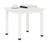 vidaXL Coffee Table White 40 x 40 x 36 cm Solid Pine Wood, Living Room, Square Design, Minimalist Approach, Durable Materials, Simplistic Elegance, for Any Space, Quality