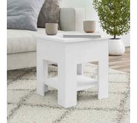 vidaXL Coffee Table White 40x40x42 cm Engineered Wood UK