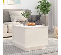 vidaXL Coffee Table White 40x50x35 cm Solid Wood Pine