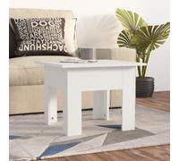vidaXL Coffee Table White 55x55x42 cm Engineered Wood