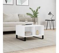 (white) vidaXL Coffee Table Side Table End Accent Telephone Sofa Table Engineered Wood