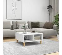 Vidaxl Coffee Table White 60X60X30 Cm Engineered Wood
