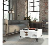 vidaXL Coffee Table White 60x60x30 cm Engineered Wood