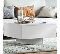 vidaXL Coffee Table White Engineered Wood Couch Side Centre End Accent Table
