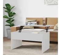 vidaXL Coffee Table White 80x50.5x41.5 cm Engineered Wood