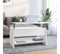 vidaXL Coffee Table White 80x50x40 cm Engineered Wood