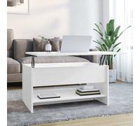 Vidaxl Coffee Table White 80X50X40 Cm Engineered Wood