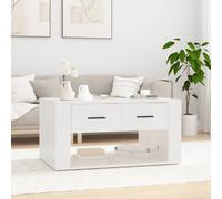 vidaXL Coffee Table White 80x50x40 cm Engineered Wood
