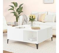 (white) vidaXL 1/2x Coffee Table Engineered Wood Side Sofa End Table Multi Colours
