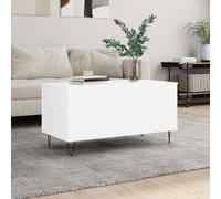 vidaXL Coffee Table White 90x44.5x45 cm Engineered Wood