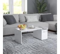 vidaXL Coffee Table White 90x45x35 cm Engineered Wood