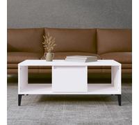 vidaXL Coffee Table White 90x50x36.5 cm Engineered Wood