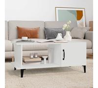 vidaXL Coffee Table White 90x50x40 cm Engineered Wood