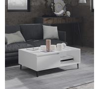 vidaXL Coffee Table White Chipboard Living room Furniture Couch Sofa Table