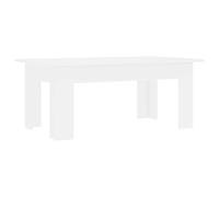 vidaXL Coffee Table White Engineered Wood Living Room Couch End Plant Stand