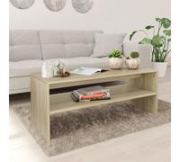 Vidaxl Coffee Table Sonoma Oak 100X40X40 Cm Engineered Wood