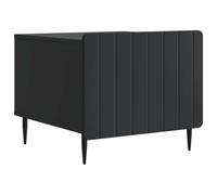 vidaXL Coffee Table with Drawer Black 49 x 50 x 42 cm Engineered Wood