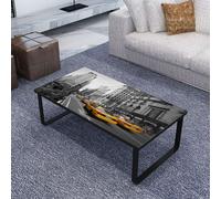 Vidaxl Coffee Table With Glass Top Rectangular