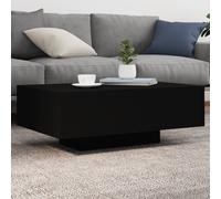(black, 85 x 55 x 31 cm) vidaXL Coffee Table with LED Lights Hallway Tea Side End Table Sofa Table