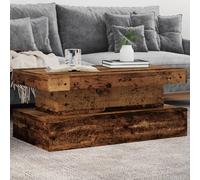 Coffee Table with LED Lights Hallway Accent End Table Side Sofa Table vidaXL