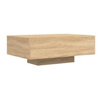(sonoma oak, 85 x 55 x 31 cm) vidaXL Coffee Table with LED Lights Hallway Tea Side End Table Sofa Table