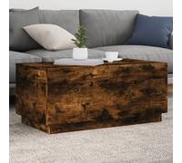 Coffee Table with LED Lights Hallway End Table Side Tea Sofa Table vidaXL