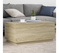 Coffee Table with LED Lights Hallway End Table Side Tea Sofa Table vidaXL