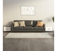 (White, 2) vidaXL 1/2x Coffee Table with Metal Legs End Centre Accent Table Multi Colours