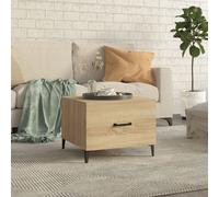 (Sonoma oak, 1) vidaXL 1/2x Coffee Table with Metal Legs End Centre Accent Table Multi Colours