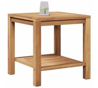 vidaXL Coffee Table with Storage Brown 45 x 45 x 45 cm Solid Teak Wood