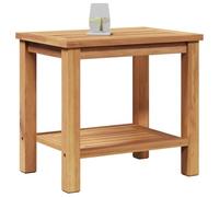 Coffee Table with Storage Brown 50 x 35 x 45 cm Solid Teak Wood