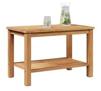 vidaXL Coffee Table Brown 70 x 40 x 45 cm Solid teak wood