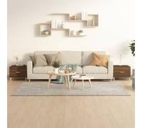 vidaXL Coffee Tables 2 pcs Brown Oak 50x50x40 cm Engineered Wood