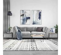 vidaXL Coffee Tables 2 pcs Concrete Grey 50x46x35 cm Engineered Wood UK