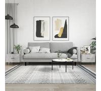 vidaXL Coffee Tables 2 pcs Concrete Grey 50x50x40 cm Engineered Wood