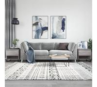 vidaXL Coffee Tables 2 pcs Grey Sonoma 50x46x50 cm Engineered Wood