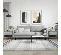 vidaXL Coffee Tables 2 pcs Grey Sonoma 50x46x50 cm Engineered Wood NEW