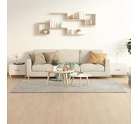 vidaXL Coffee Tables 2 pcs High Gloss White 50x50x40 cm Engineered Wood NEW