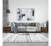 vidaXL Coffee Tables 2 pcs Smoked Oak 50x50x40 cm Engineered Wood