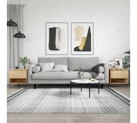 (sonoma oak, 2 pcs) vidaXL Coffee Table Side Table End Accent Telephone Sofa Table Engineered Wood