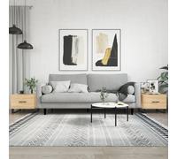 vidaXL Coffee Tables 2 pcs Sonoma Oak 50x50x40 cm Engineered Wood