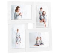 Vidaxl Collage Photo Frame For 4X(13X18 Cm) Picture White Mdf