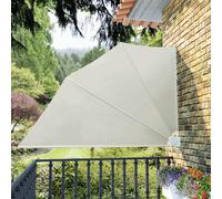 (cream, 160 x 240 cm) New Patio Balcony Side Awning Collapsible Garden Multi Sizes Multi Colours