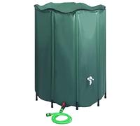 vidaXL Collapsible Rain Water Tank with Spigot Tough Durable Lawn Garden Outdoor Water Barrel Collectors Storage Containers 1250 L